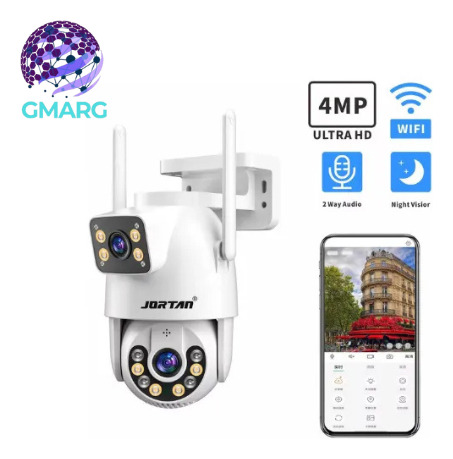 Cámara De Seguridad Doble Lente Kit X3 Ideal Negocio Y Hogar Blanco