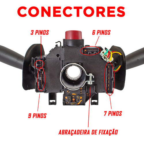 Chave Seta Fiorino Uno Fire S/ Limpador 2011 2012 2013