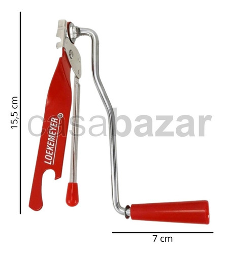 Abrelatas Manija Abridor De Latas Loekemeyer Acero Inox X1 U