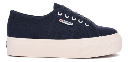 Tenis Plataforma Azules 2790 Acotw Linea Up Mujer Superga Su