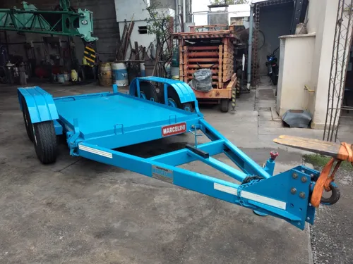 Trailer Usado Minicargador Autoelevador 4 Ton. Frenos Patent