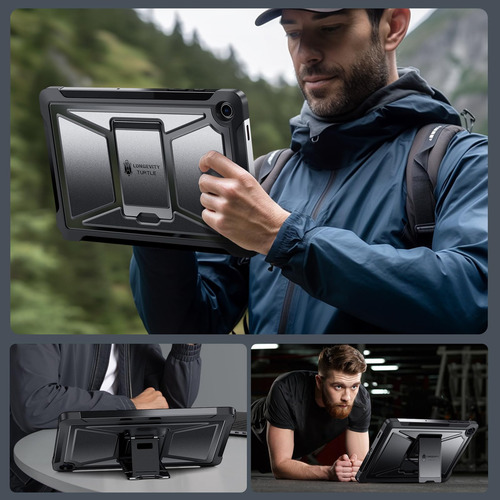Funda P/tablet Samsung A9 Plus Proteccion Completa Negro