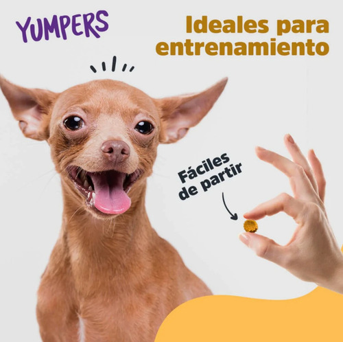 Imagen 4 de 6 de Trick & Treats Premios Suaves Para Perros Yumpers Carne