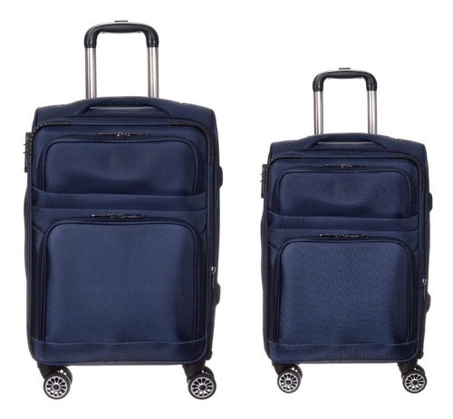 Set X 2 Valijas (chica Carry On Y Mediana) Semi Rígida | Envío gratis