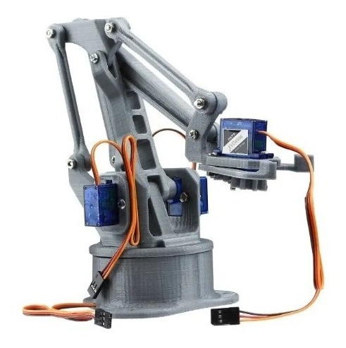 Imagen 2 de 6 de Kit De Brazo Robótico Servo Sg90 Arduino 3d
