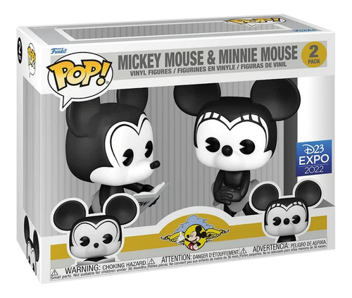 Funko Pop! Mickey Mouse & Minnie Mouse D23 Expo