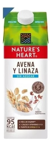 Bebida De Avena Y Linaza Natures Heart 6 Pz De 946 Ml Em