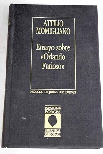 Ensayo Sobre Orlando Furioso - Attilio Momigliano (Usado)