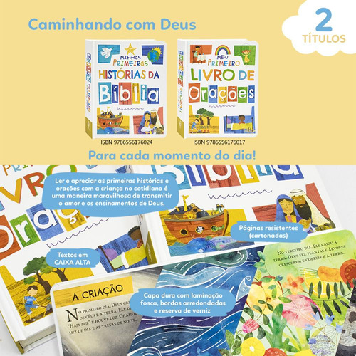 Caminhando Com Deus - Minhas Primeiras Historias Da Biblia: Caminhando Com Deus - Minhas Primeiras Historias Da Biblia, De Autumn Publishing. Editora Todolivro, Capa Dura, Edição 1 Em Português, 2023