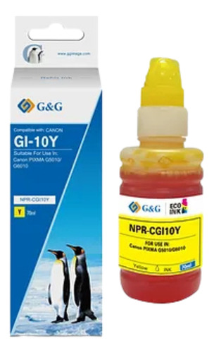 Tintas Gi-10 Para Canon G6010 G7010 G5010 Gm2010 70 Ml