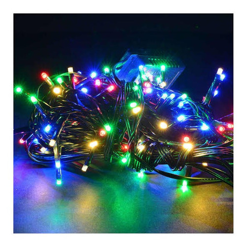Serie Magica Luces Navideñas 100 Focos Leds Multicolor