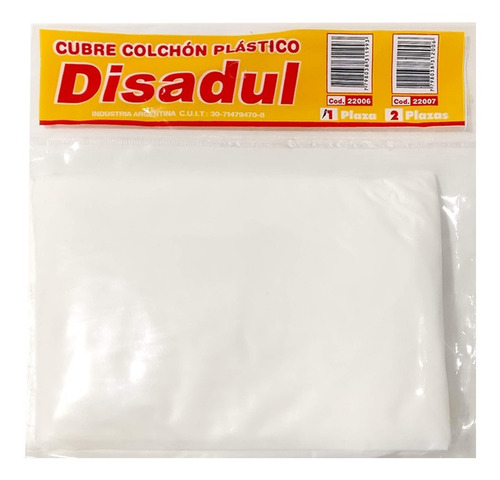 Imagen 2 de 2 de Funda Cubre Colchón Impermeable 1 Plaza Borde Elástico