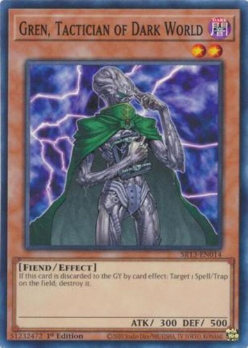 Gren, Tactician Of Dark World (sr13-en014) Yu-gi-oh!