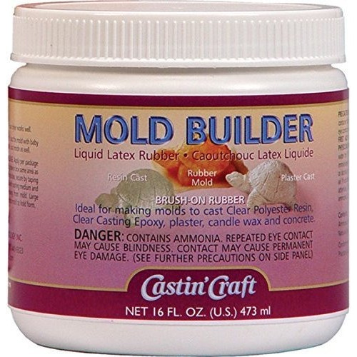 Caucho Latex Liquido Construccion Moldes 473 Ml Castin Craft