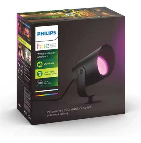 Philips Hue Foco Led Para Exteriror White & Color Smart Luz White And Color Ambiance