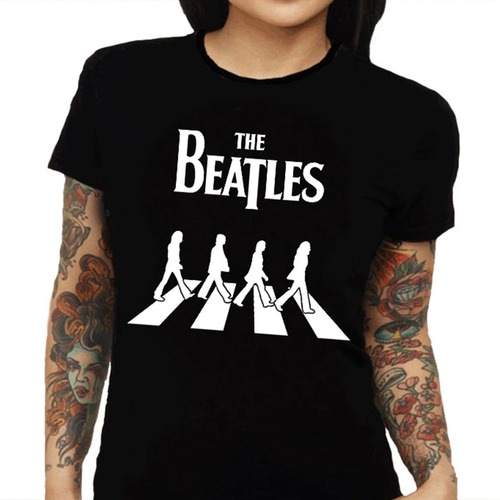 Promoção - Camiseta Feminina The Beatles - 100% Algodão