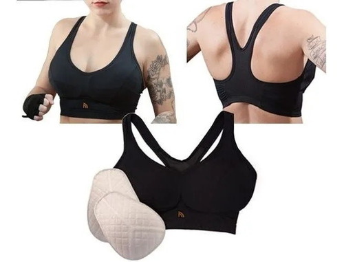 Imagem 2 de 4 de Top Com Proteção Feminino Prottector Compress