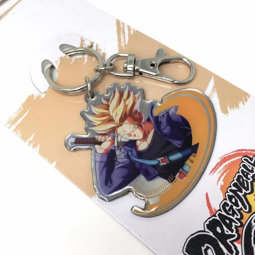 Imagen 3 de 3 de Llavero Dragon Ball Z Ss Futuro Trunks Retrato