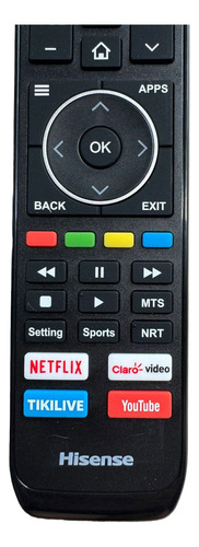 Control Remoto Original Hisense Smart Tv 4k En3v39h,en3v39s