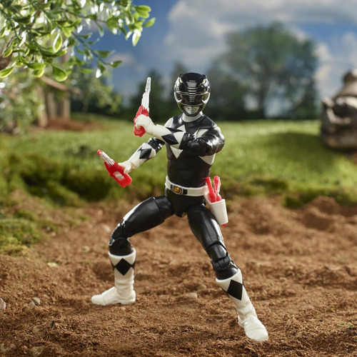 Boneco Mighty Morphin Power Rangers Lightning F4510 Black Hasbro