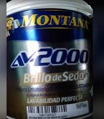 Pintura Brillo De Seda Blanca Montana Satinada (galón)