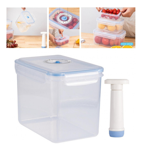 Contenedor De Vacío Frige Recipiente Sellado Al Vacío Para