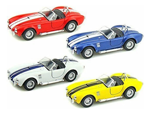 Kinsmart 1/32 Escala Diecast Pullback Acción 1965 Shelby Cob