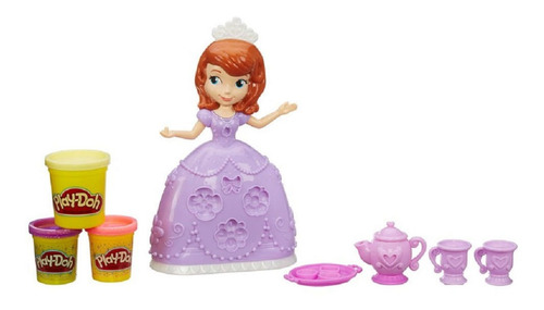 Massinha Play-doh Hora Do Chá Da Princesa Sofia - Hasbro