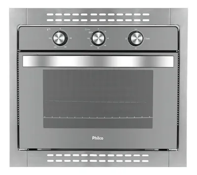 Forno de embutir elétrico Philco 56101041 46L prateado