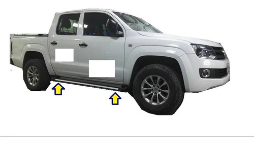 Estribos De Aluminio Con Luz Mazda Bt-50 Todos Los Modelos