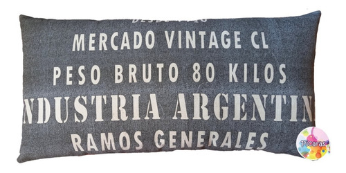 Imagen 9 de 9 de Pack 5 Almohadones Vintage Frase Cartel Palabra Bar Restó