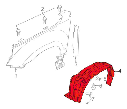 Guardaplast Del Suzuki Grand Vitara Izquierdo J||| 2007/2015