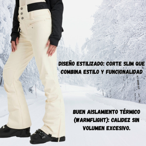 Pantalón Mujer Nieve Roxy Snowboard Térmico Impermeable S