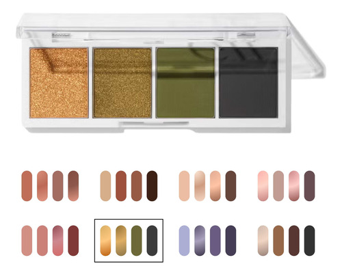 Elf Bite-size Eyeshadow Mini Paleta De Sombras 4 Colores Hot Jalapeno