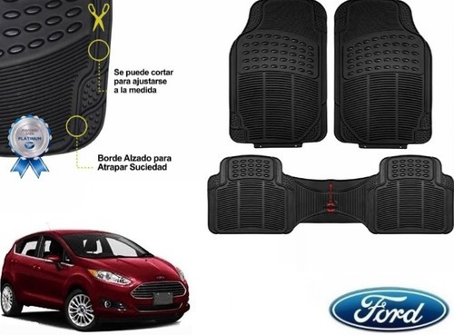 Tapetes Uso Rudo Negros Rd Ford Fiesta Hb 2014
