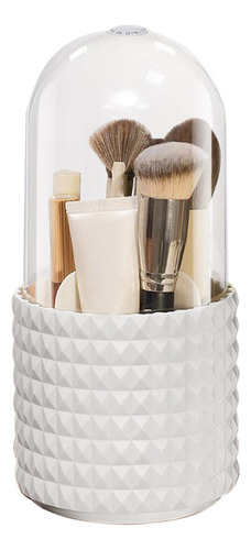 G Soporte Para Brochas De Maquillaje Con Tapa Estuche