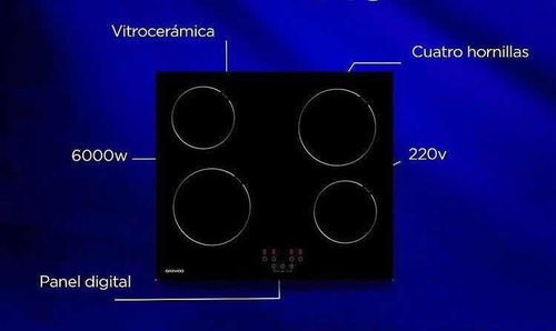 Tope Vitroceramico Daewoo Digital