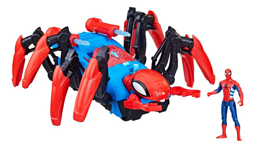 Muñeco Vehiculo Araña Spiderman Web Splasher 2en1 Lanza Agua