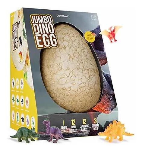 Juego De Ingenio Huevo De Dinosaurio Gigante Descubre 12 D