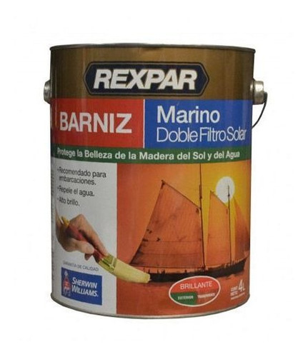 Barniz Marino Rexpar X 4 Lts. Filtro Uv