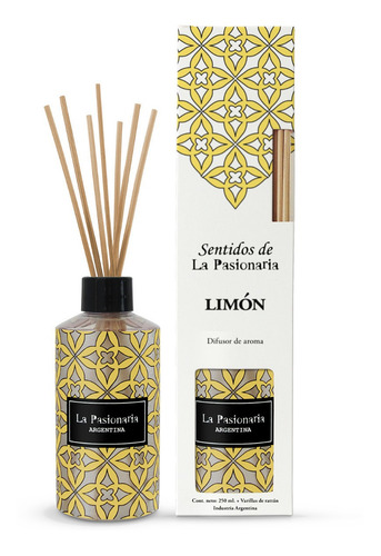 Difusor Aromatizante Sentidos De La Pasionaria Limón