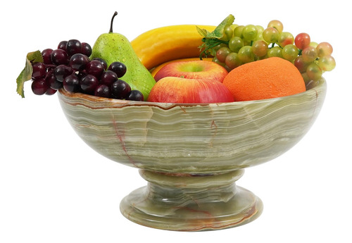Tazón De Frutas Diseño B (ónix Verde)