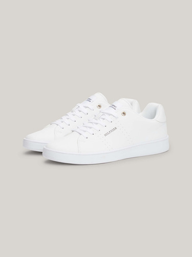 Tenis Blanco Con Talón A Contraste De Tommy Hilfiger Hombre