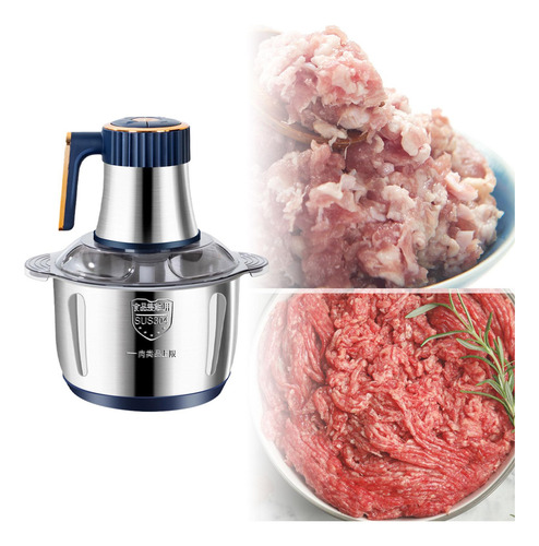 Processador De Alimentos Ferramenta De Cozinha 5 L Azul