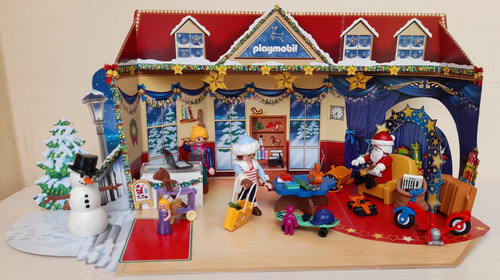 A Playmobil 70188 Jugueteria Navidad Papa Noel Niños Playlgh