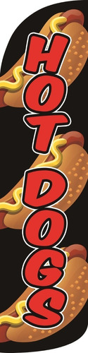 Hot Dogs Publicitaria Repuesto Pluma Sublimada Manga 3.5 M 