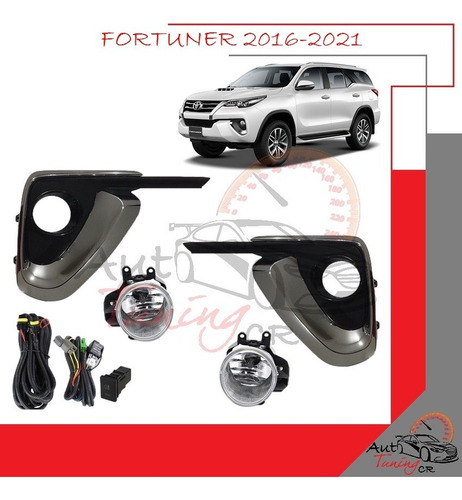 Halogenos Toyota Fortuner 2016-2021