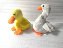 Comprar Peluches Ty Pato Quackers Y Cisne Gracie- Ty Beanie Babies 