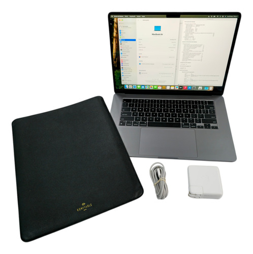 Apple Macbook Air 15.3 2023 M2 256/8 Gris Espacial Sin Caja Gris Oscuro (Usado)