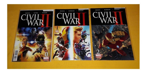 Civil War Ii #0, 1 Y 2 Marvel Comics Mexico 